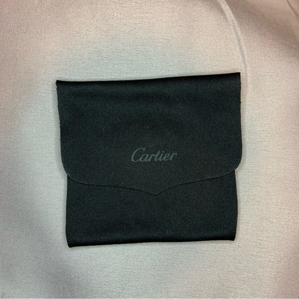 Cartier Black Fabric Pouch
